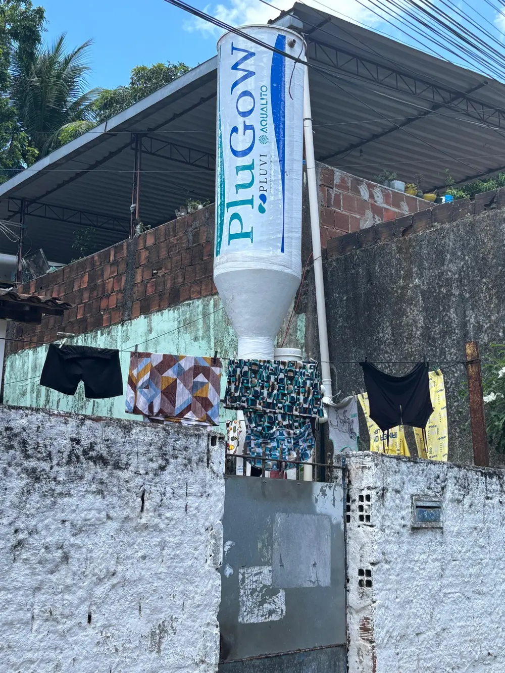Sistema PluGoW em operação no Alto da Telha
