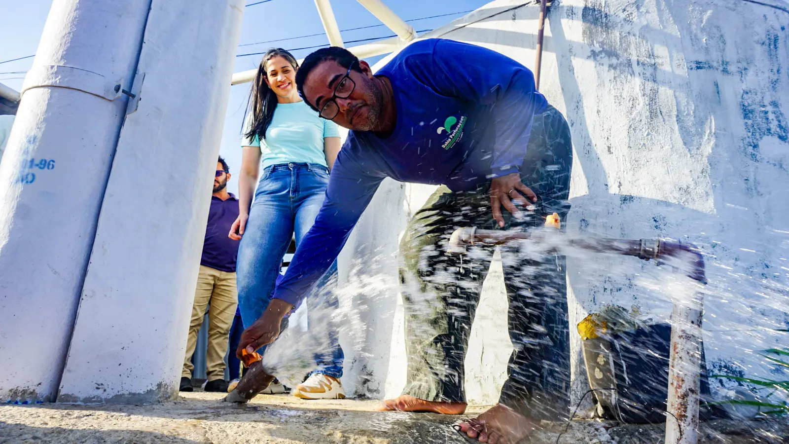 Demonstração do sistema PluGoW em operação em Vitória de Santo Antão